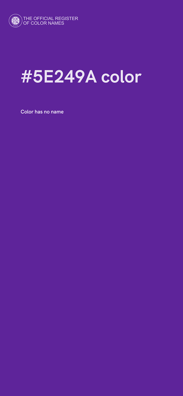 #5E249A color image