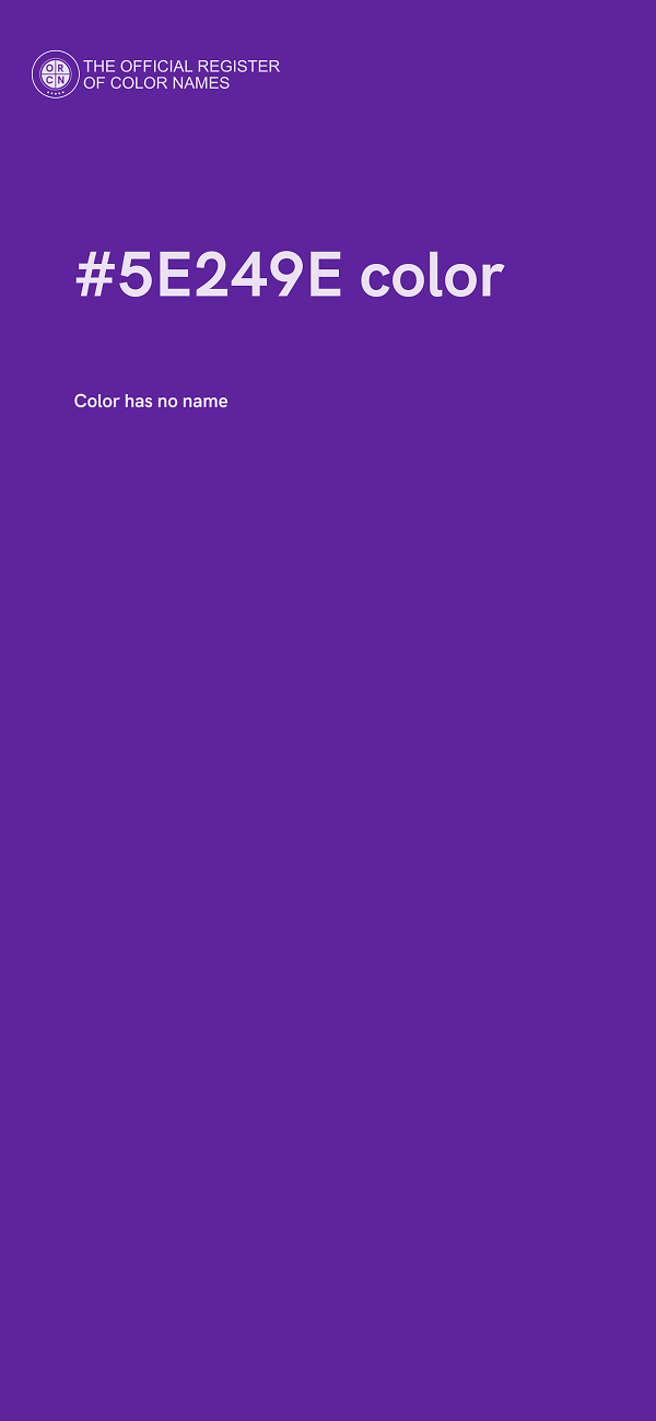 #5E249E color image
