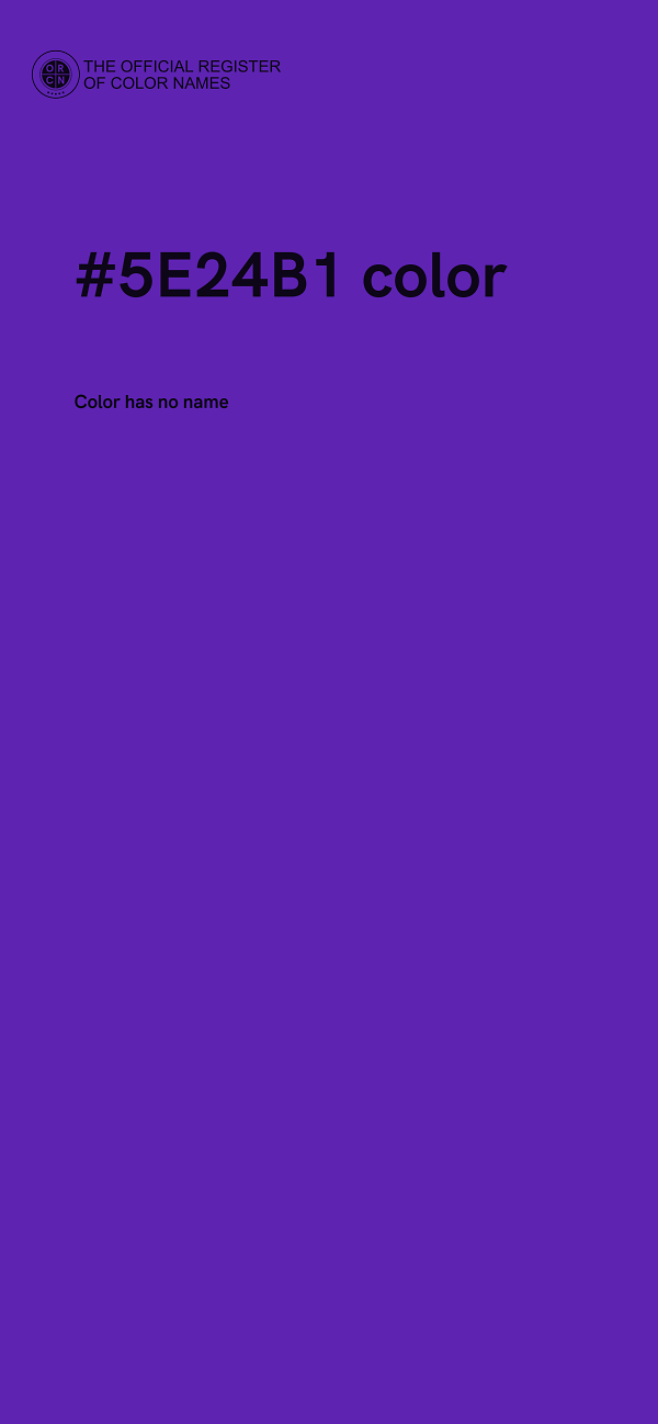 #5E24B1 color image