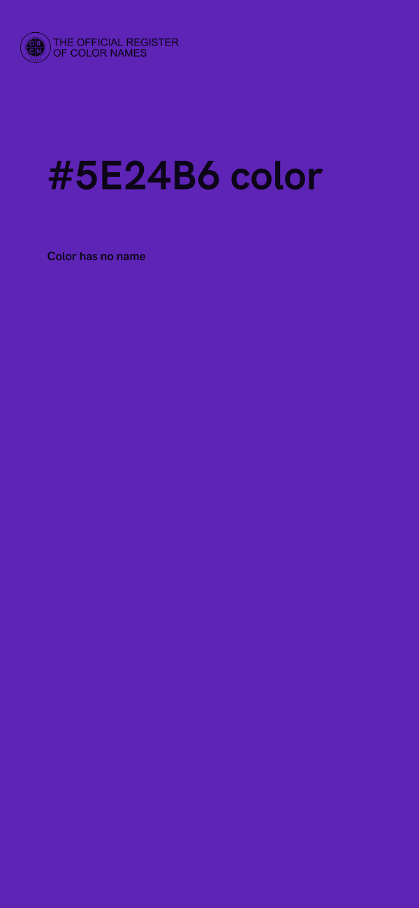 #5E24B6 color image