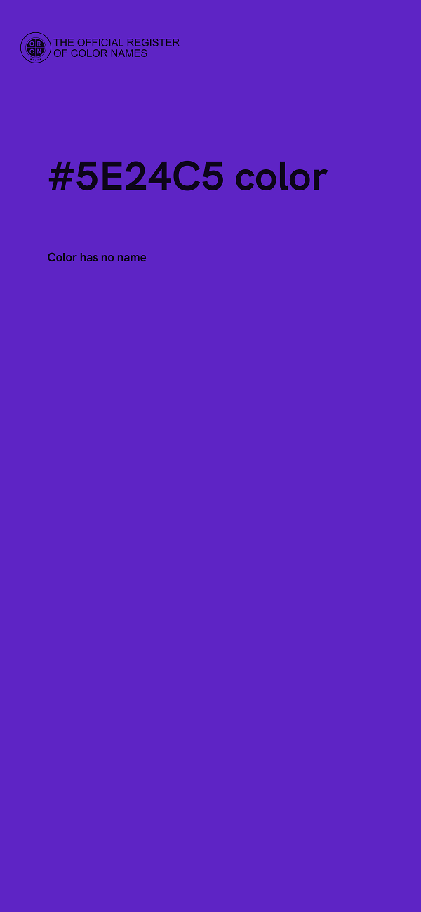 #5E24C5 color image