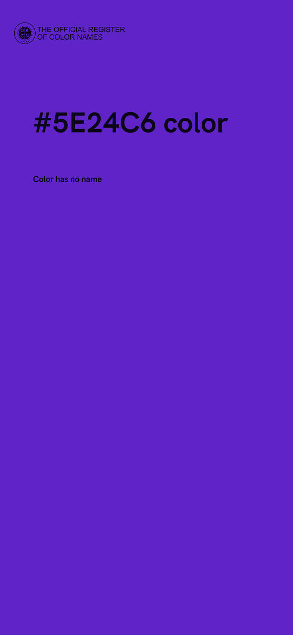 #5E24C6 color image