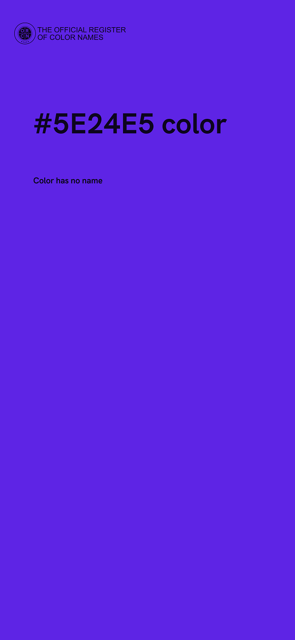 #5E24E5 color image