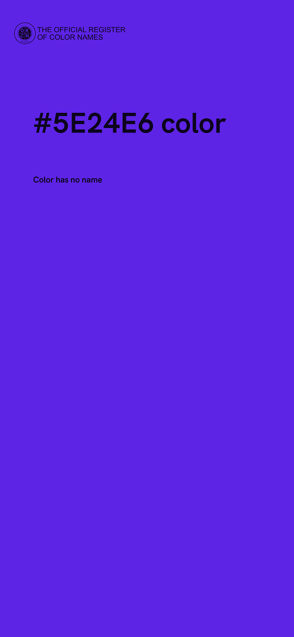 #5E24E6 color image