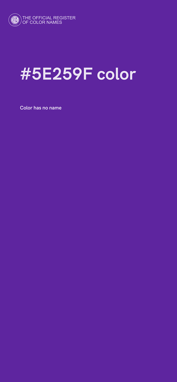#5E259F color image