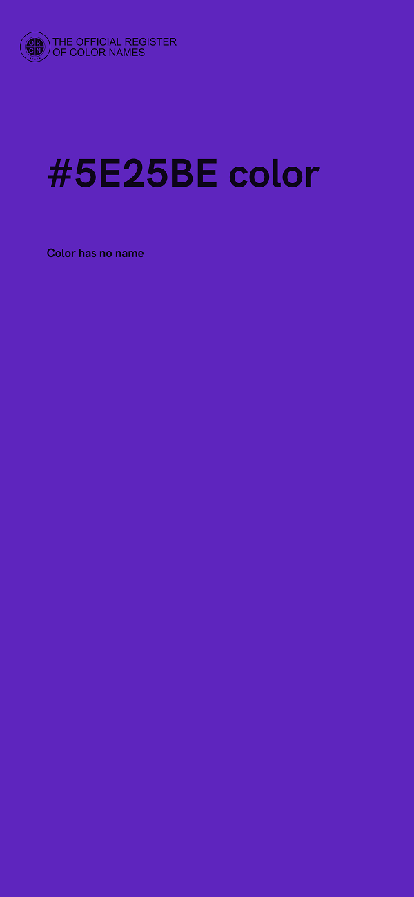 #5E25BE color image