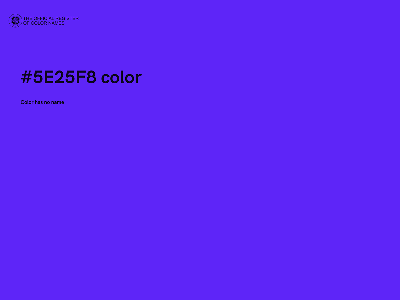 #5E25F8 color image