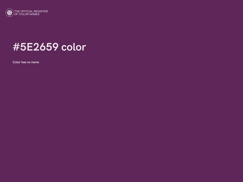 #5E2659 color image