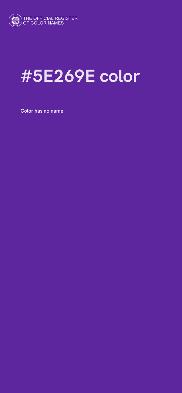 #5E269E color image
