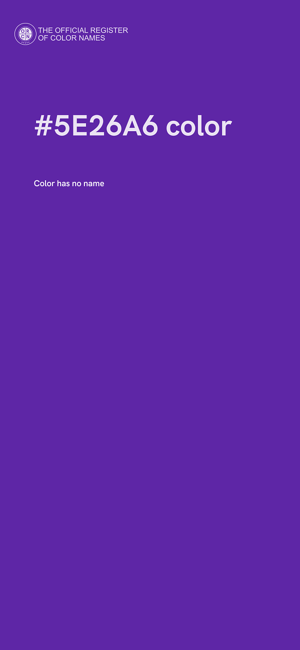 #5E26A6 color image