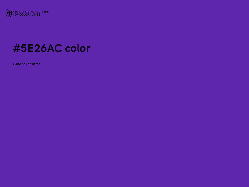 #5E26AC color image