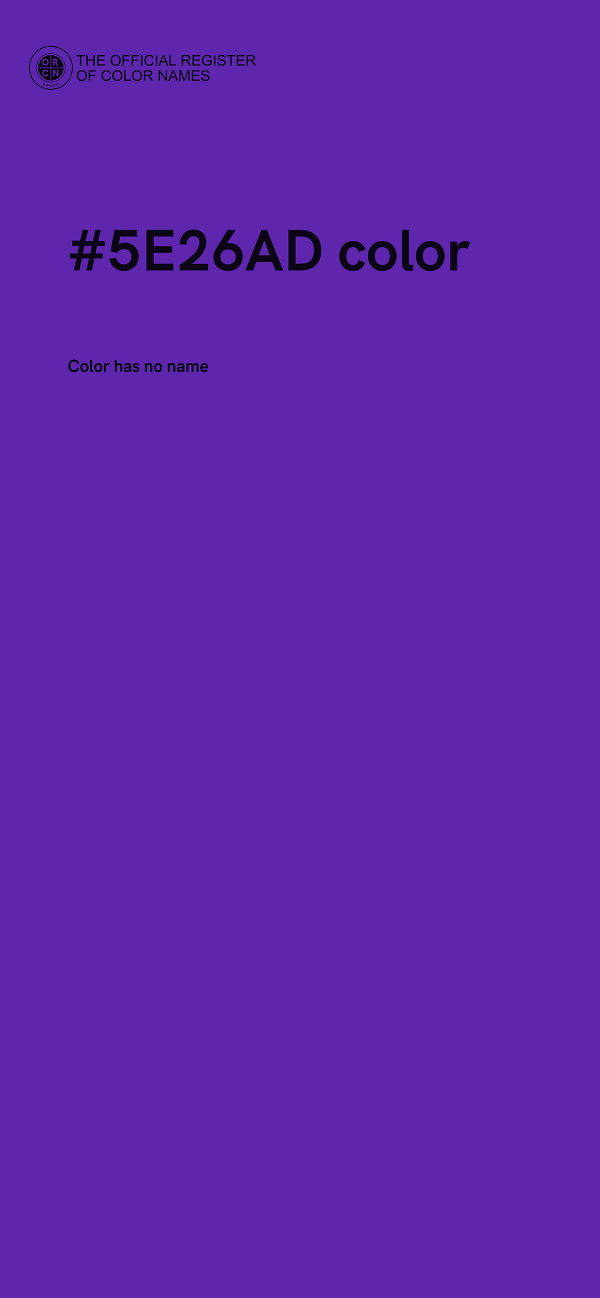 #5E26AD color image