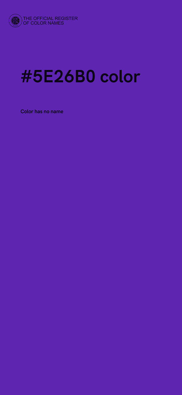 #5E26B0 color image