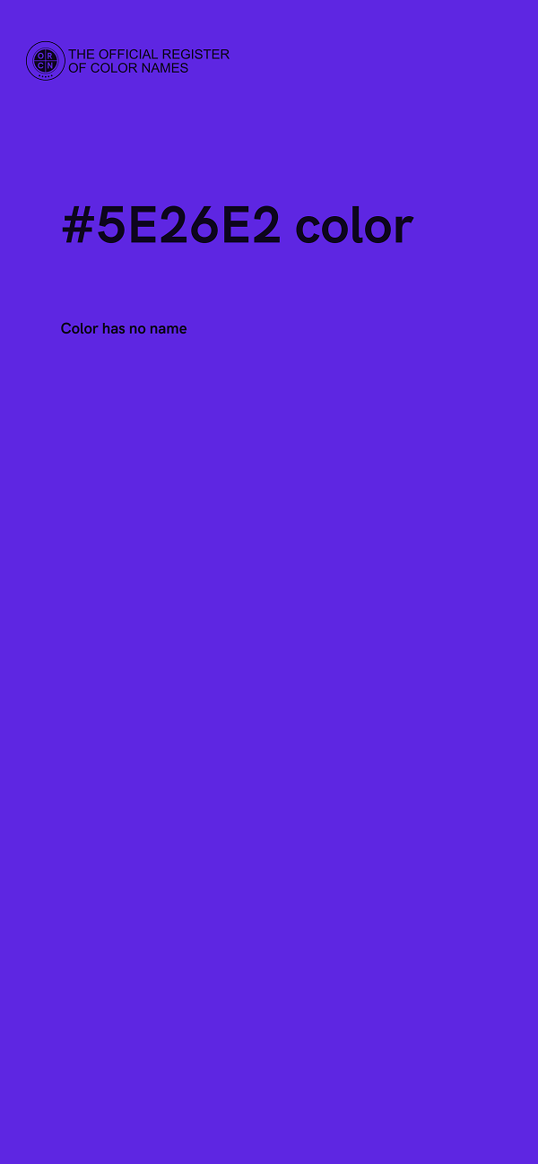 #5E26E2 color image