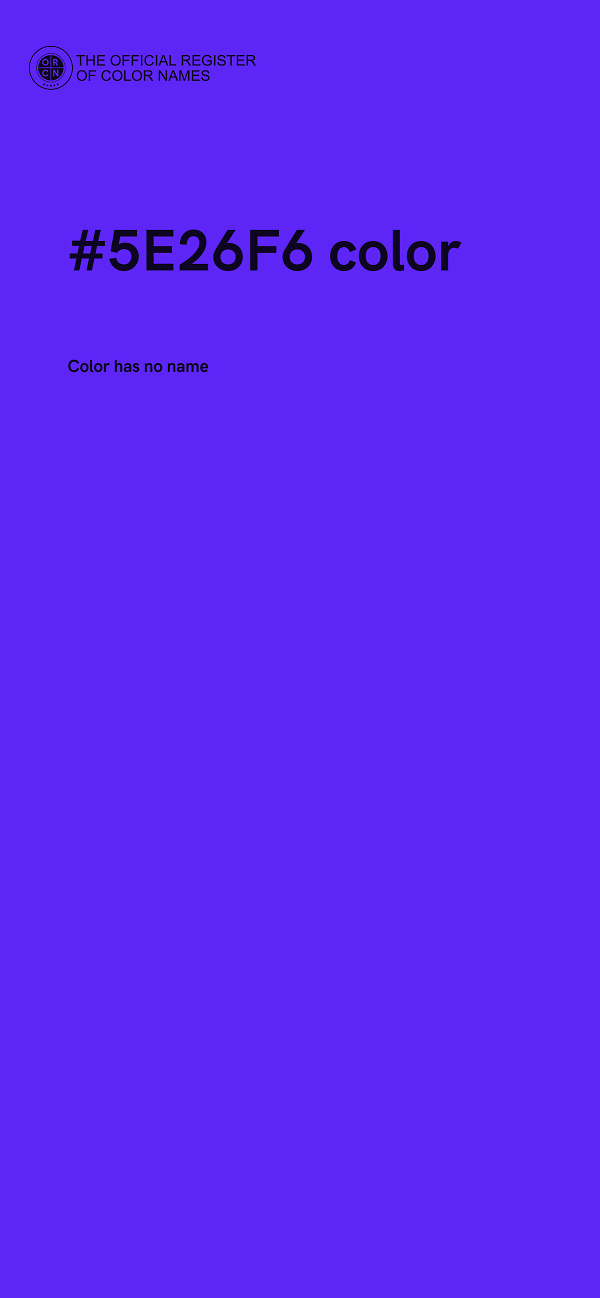 #5E26F6 color image