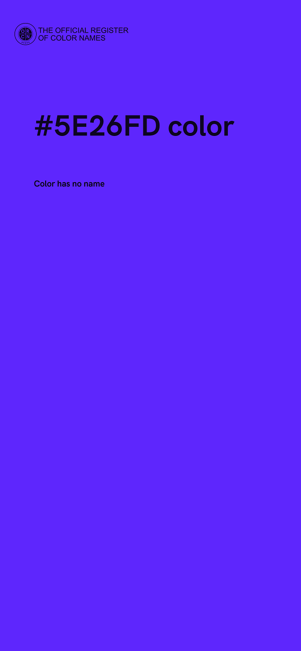 #5E26FD color image