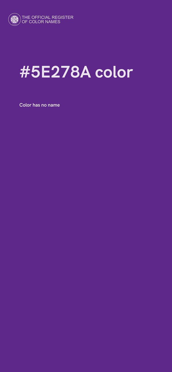 #5E278A color image