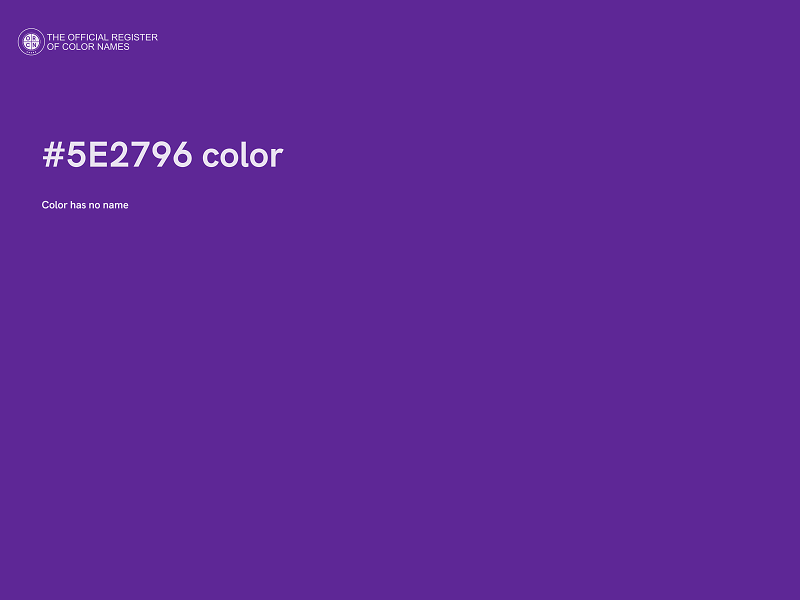 #5E2796 color image