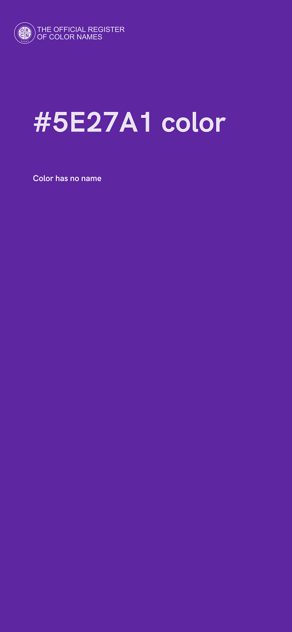 #5E27A1 color image