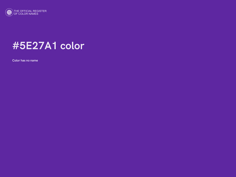 #5E27A1 color image
