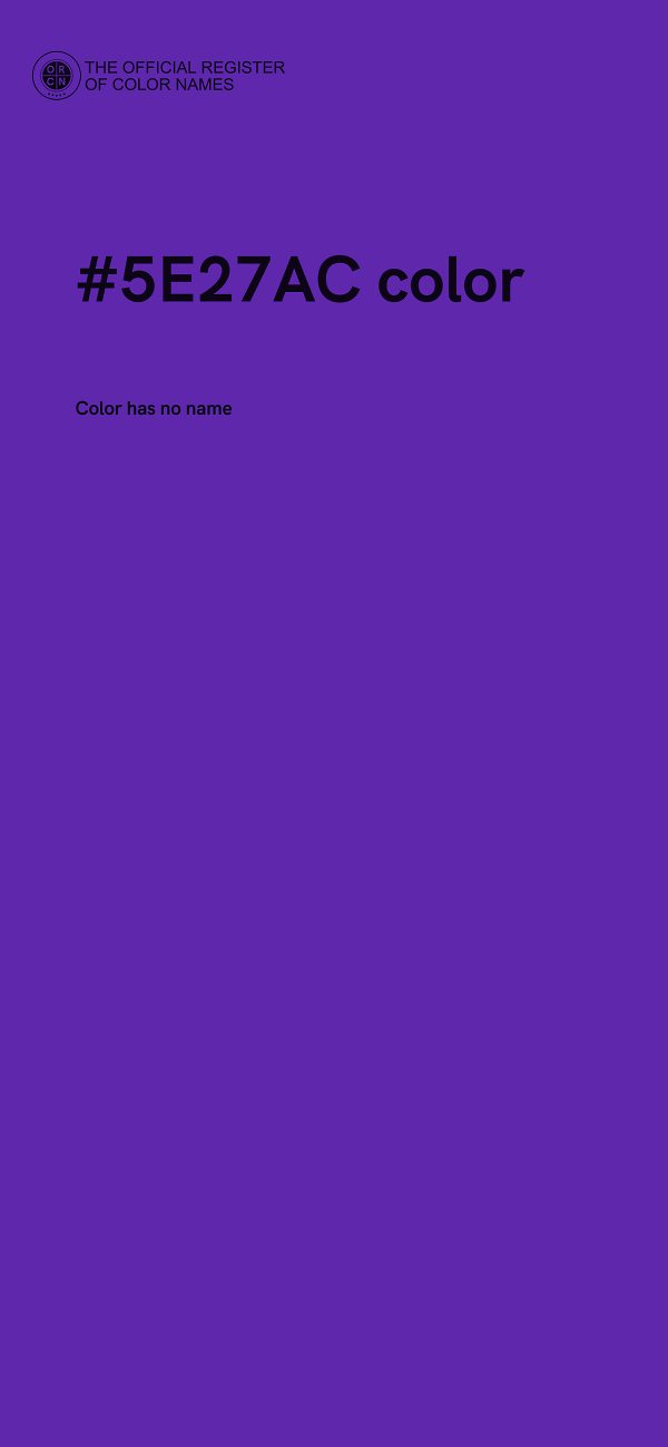 #5E27AC color image