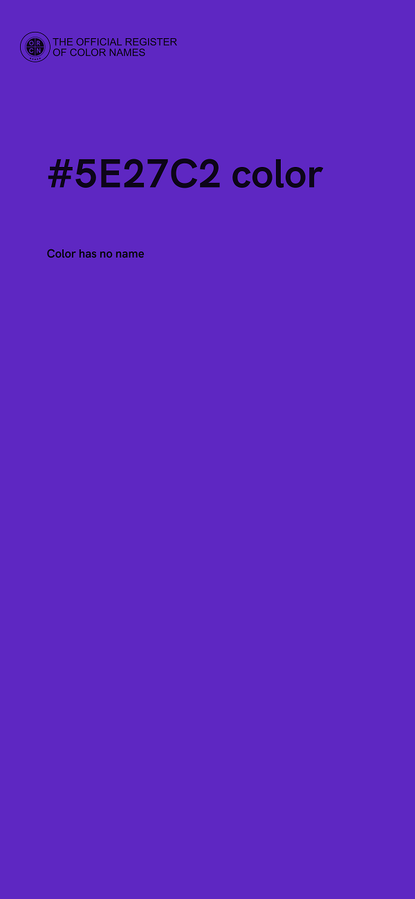#5E27C2 color image