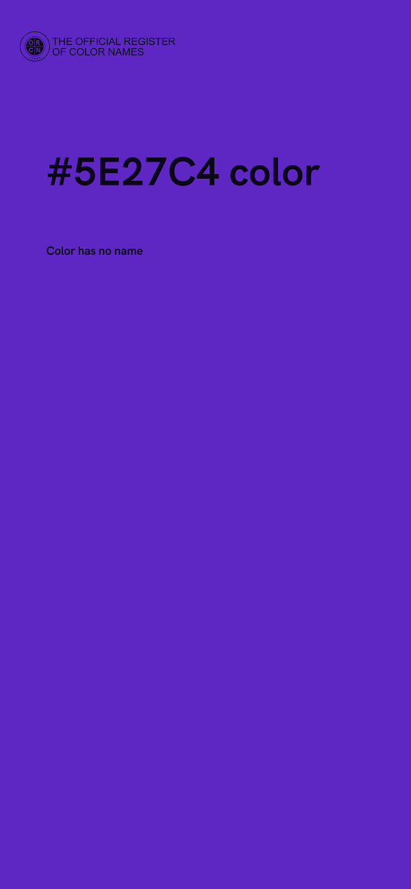 #5E27C4 color image