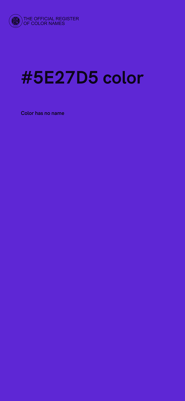 #5E27D5 color image