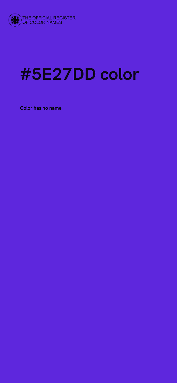 #5E27DD color image