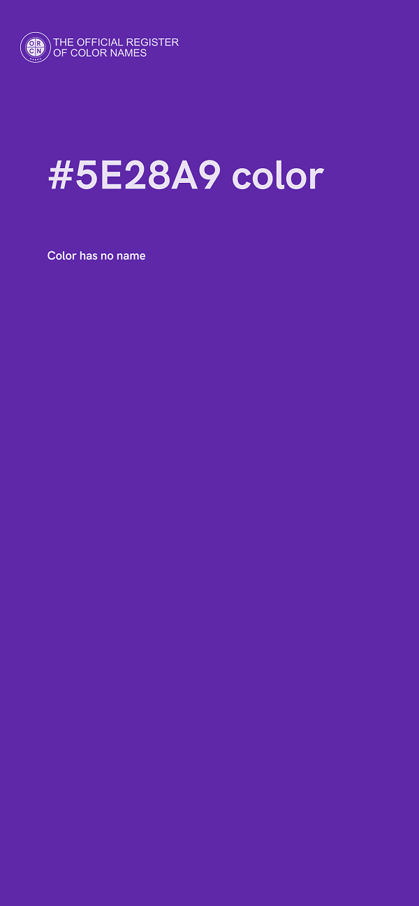 #5E28A9 color image