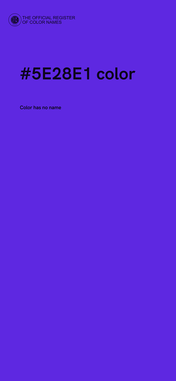 #5E28E1 color image