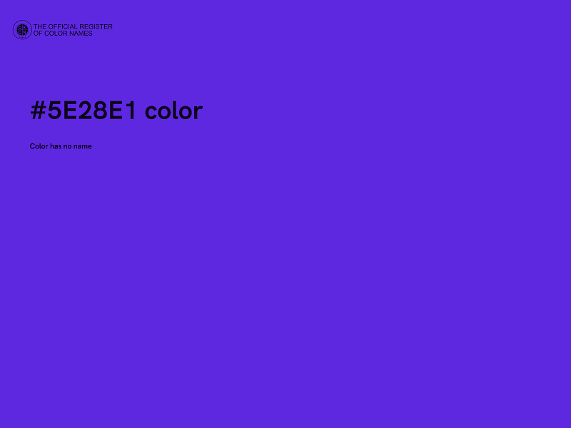 #5E28E1 color image