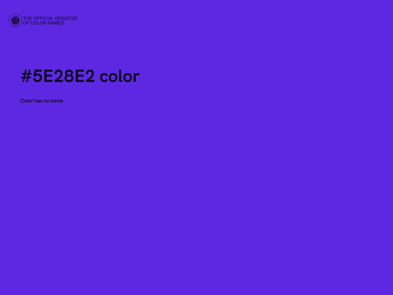#5E28E2 color image