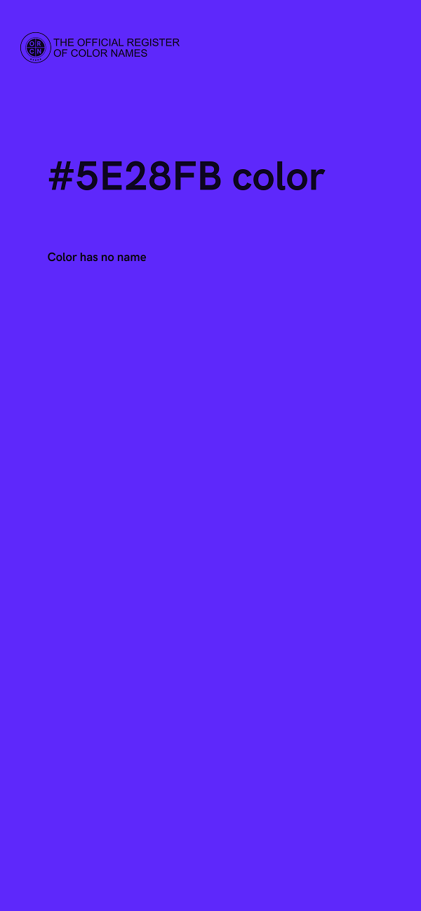 #5E28FB color image