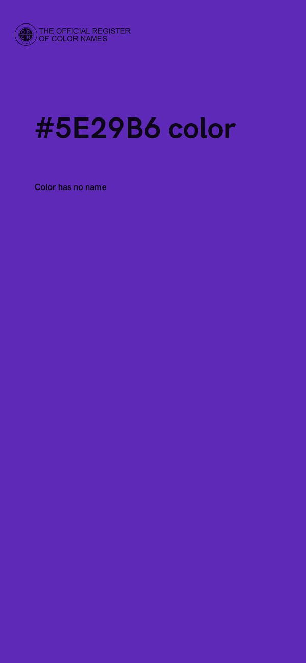 #5E29B6 color image