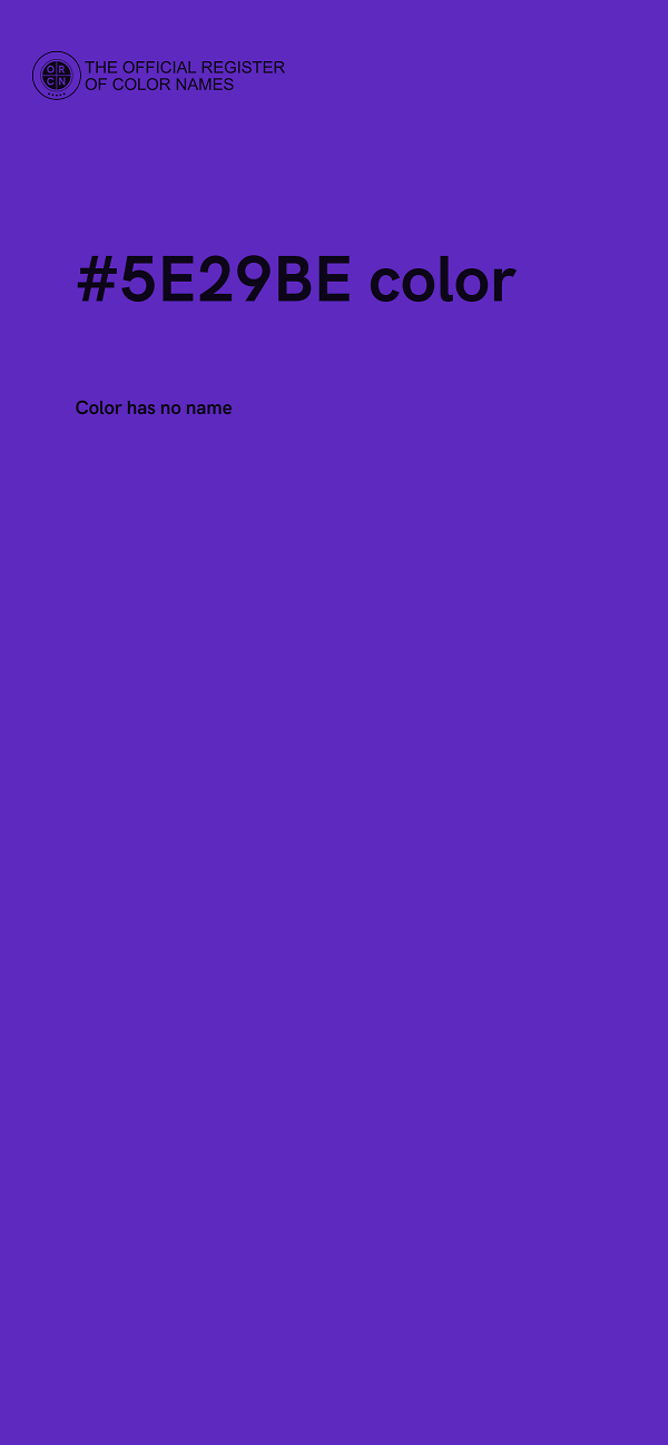 #5E29BE color image
