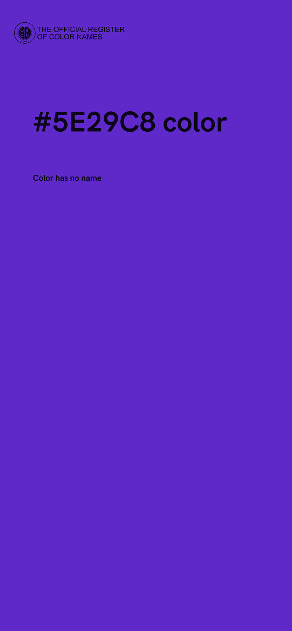 #5E29C8 color image