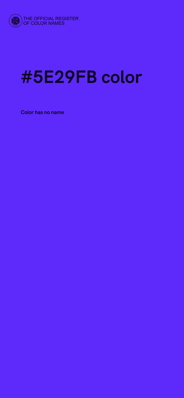 #5E29FB color image