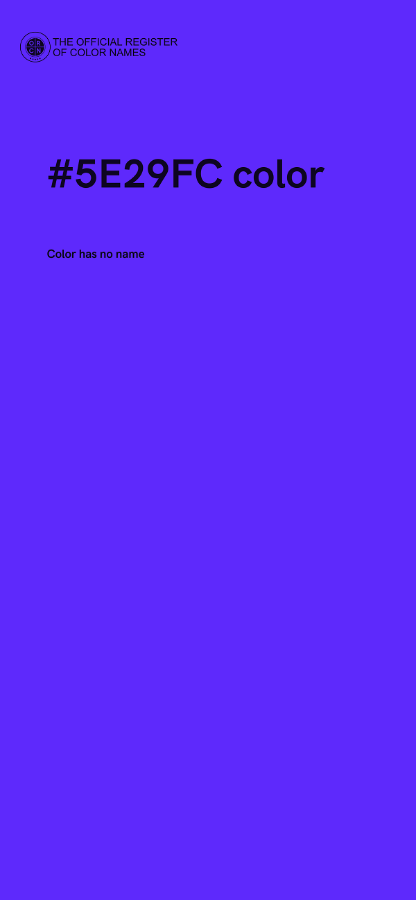 #5E29FC color image