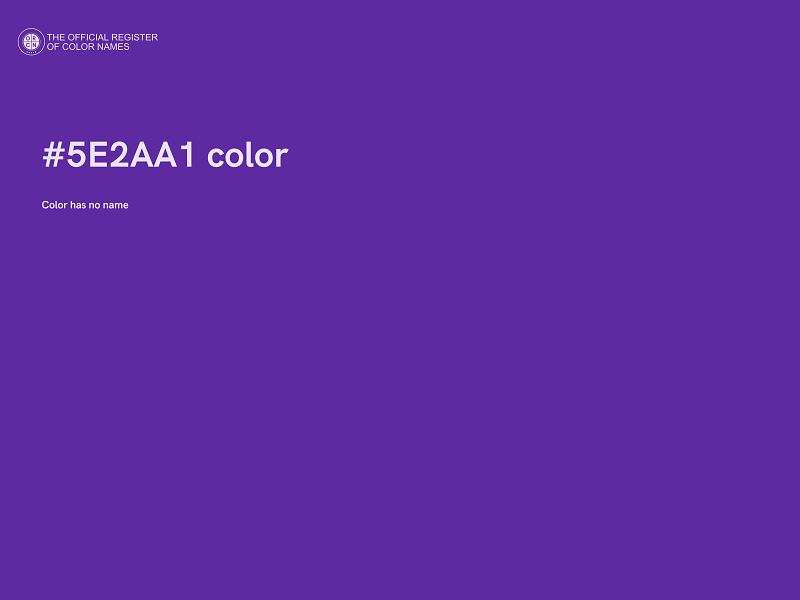 #5E2AA1 color image