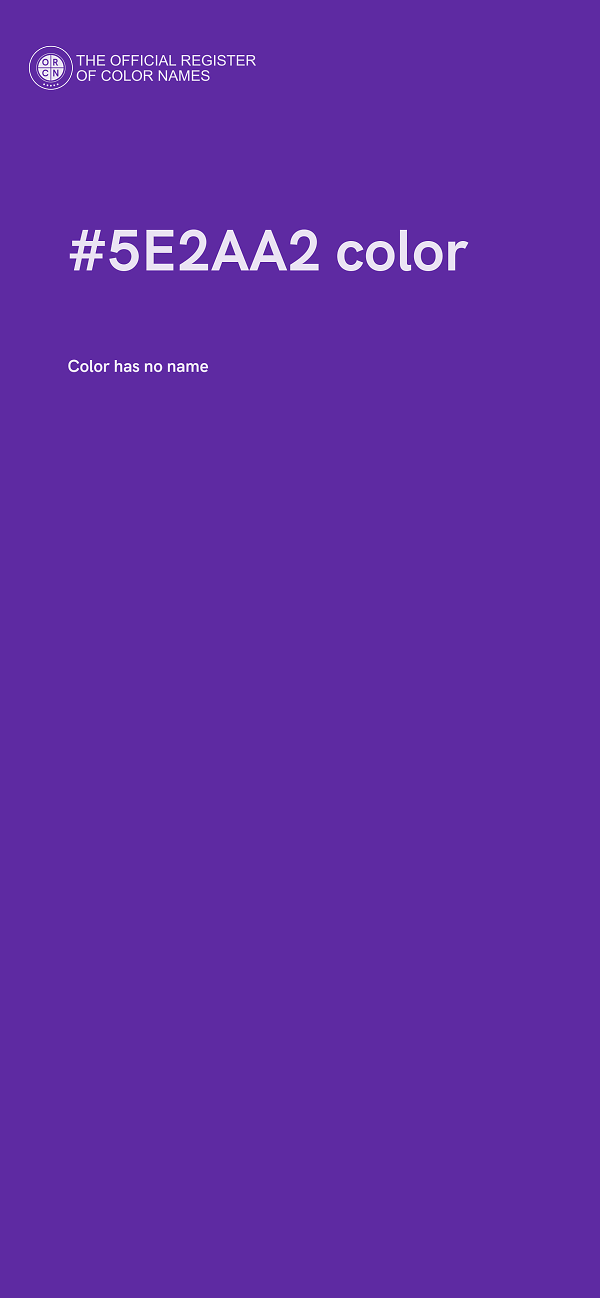 #5E2AA2 color image