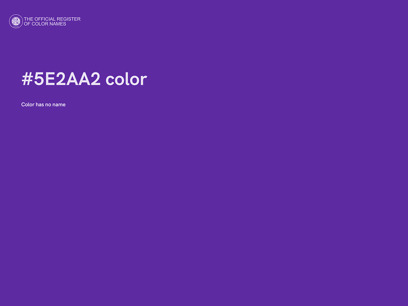 #5E2AA2 color image