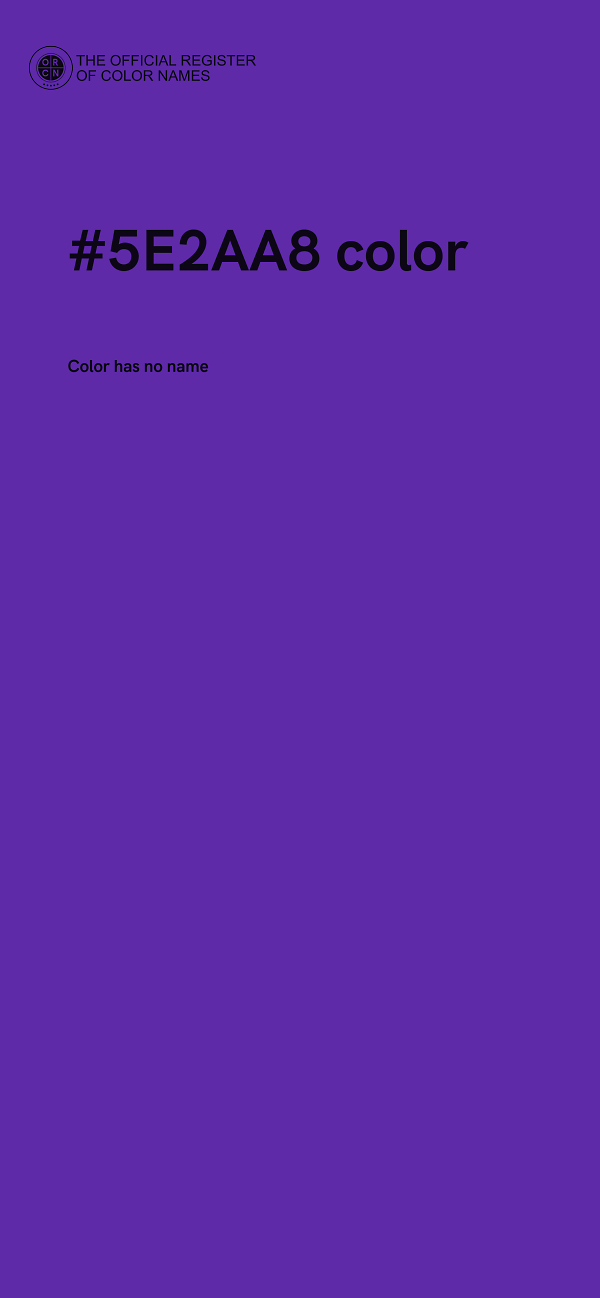#5E2AA8 color image