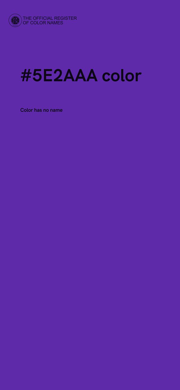 #5E2AAA color image
