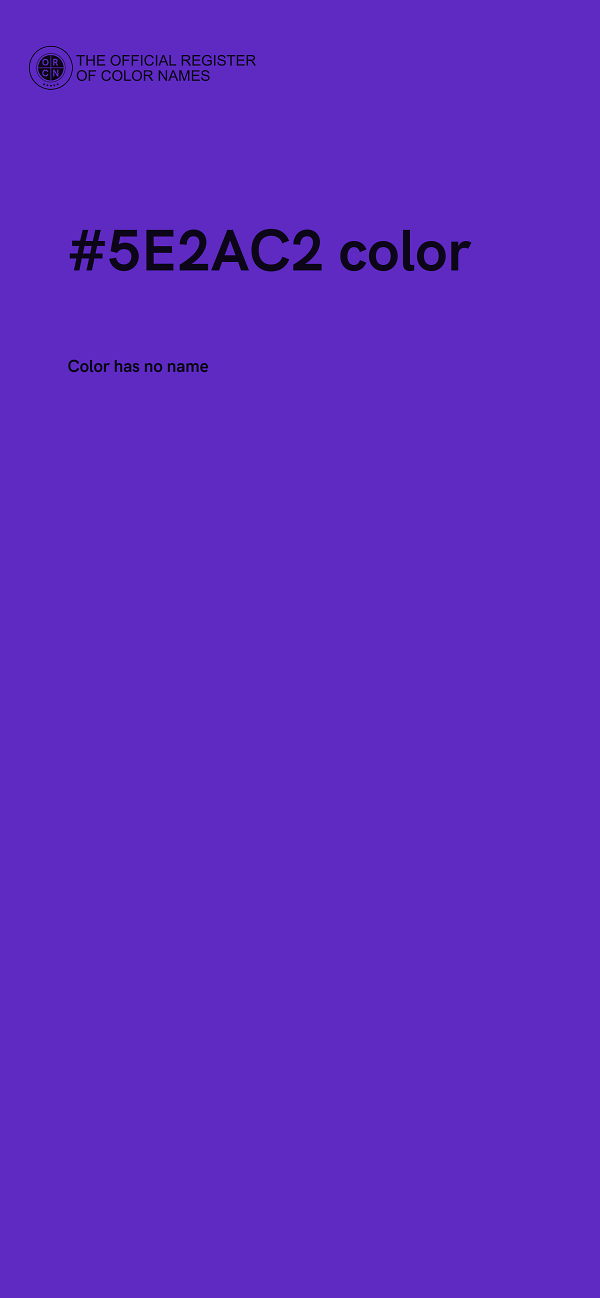 #5E2AC2 color image