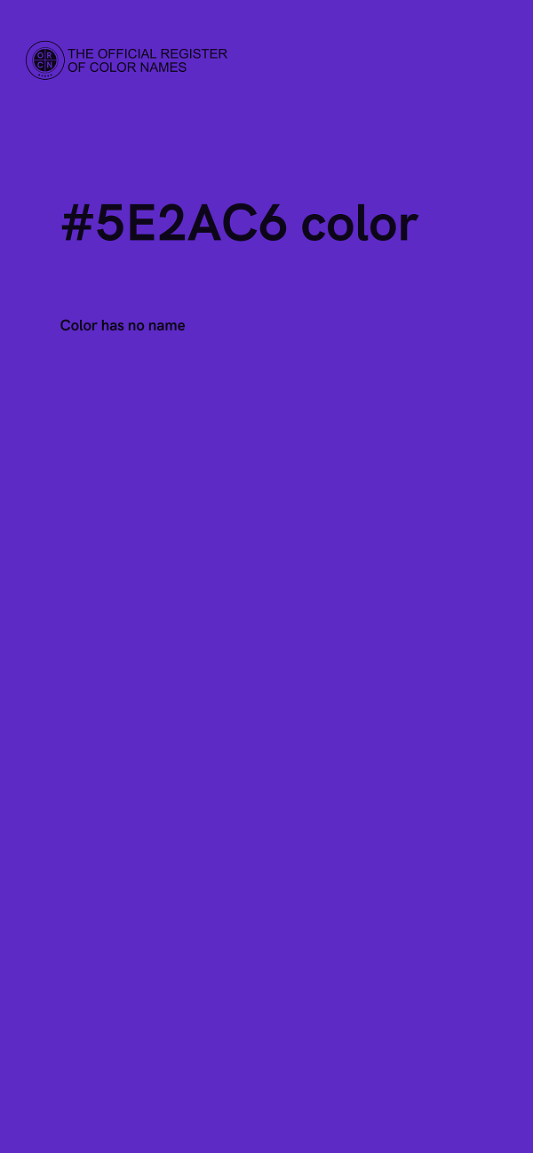 #5E2AC6 color image