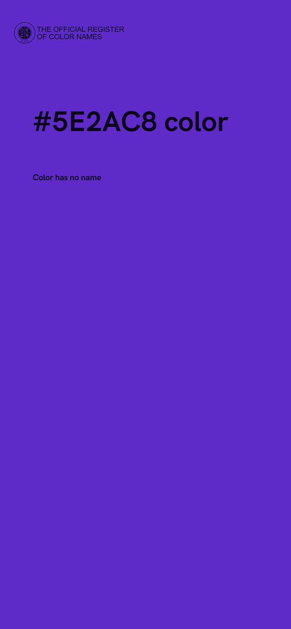 #5E2AC8 color image