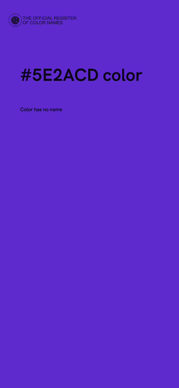 #5E2ACD color image
