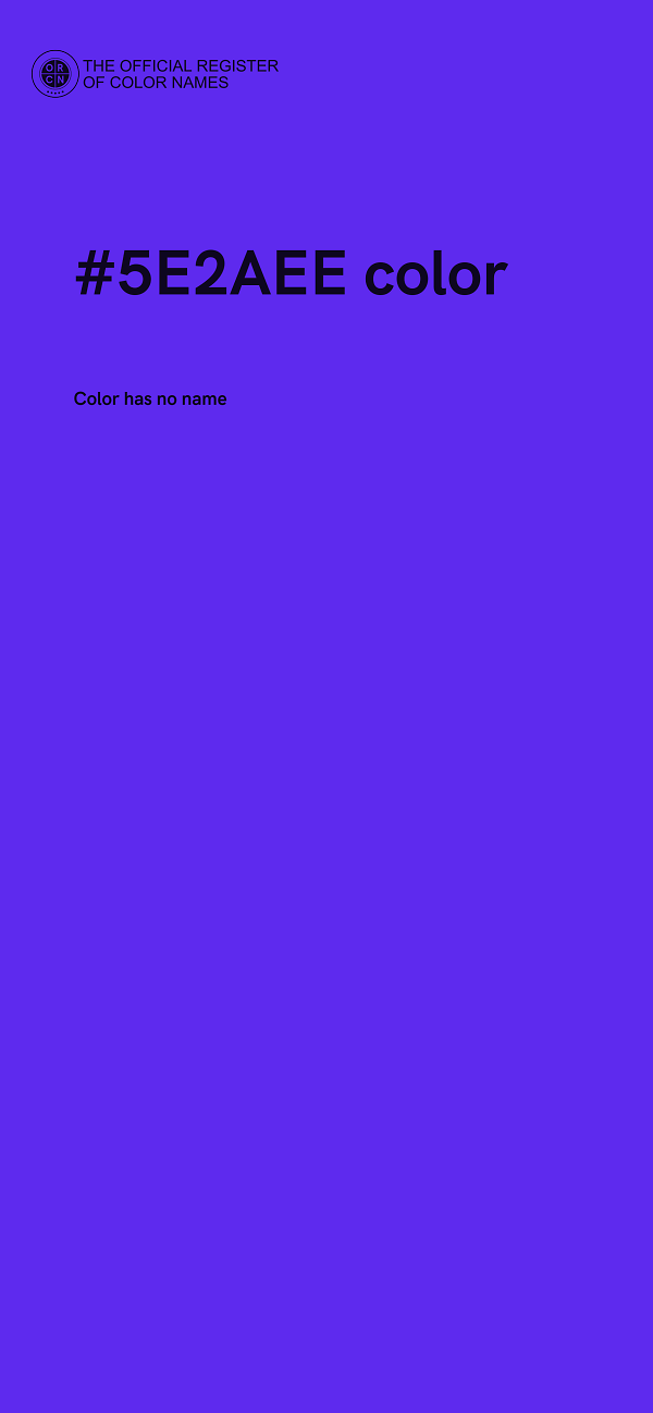 #5E2AEE color image