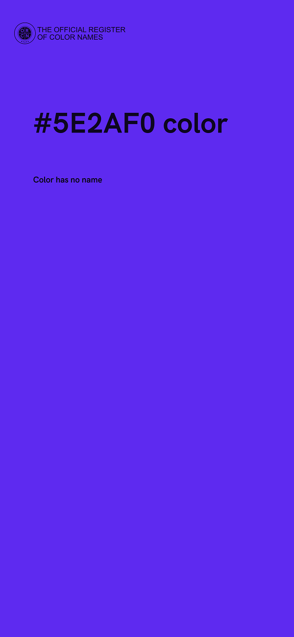 #5E2AF0 color image